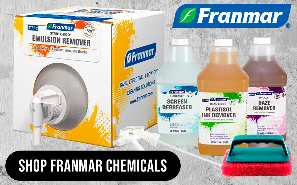 Franmar Screen Printing Chemicals