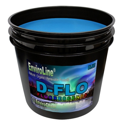 Flo Blue Ink Pms CCI D-Flo Fluorescent Discharge Ink - Blue