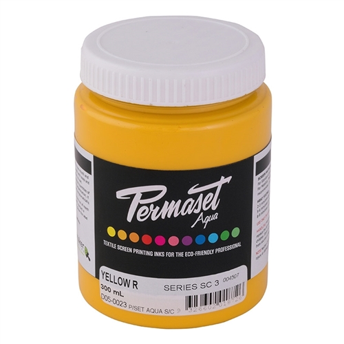 Supacover Yellow R Permaset Aqua Supercover Ink - Yellow R - 300ml