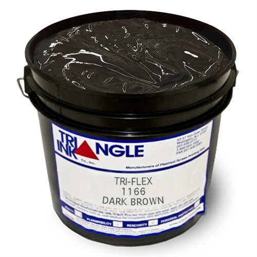 TRIANGLE 1166 DARK BROWN PLASTISOL OIL BASE INK FOR SILK SCREEN PRINTING